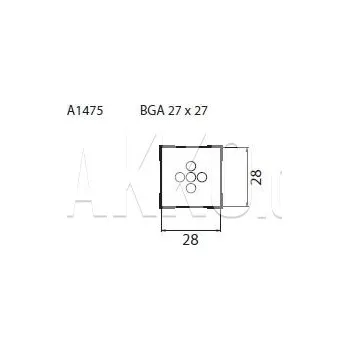 Pájecí hrot Tryska A1475-BGA 27x27 mm - 102000766
