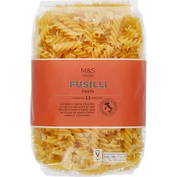 Marks & Spencer Těstoviny fusilli vyrobené z krupice z tvrdé pšenice