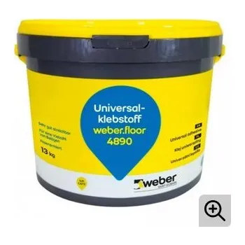 Průmyslové lepidlo WEBER weberfloor 4890 - univerzální lepidlo na běžné typy podlah 13kg