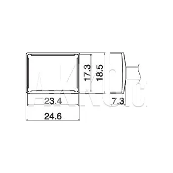 Pájecí hrot Odpájecí hrot Quad 23,4x17,3 T15-1205 - 102001556