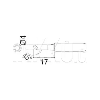 Pájecí hrot Pájecí hrot 900M-T-4C - 102000293