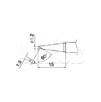 Pájecí hrot Pájecí hrot T15-BC12 -1,2BC - 102001572