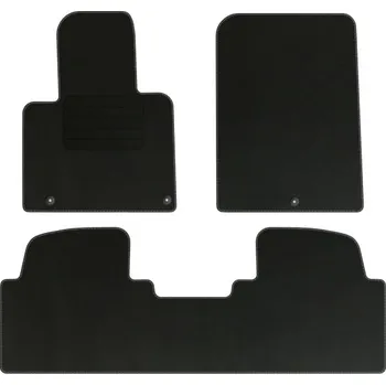 autokoberec Koberce Edecor velurové 3 ks