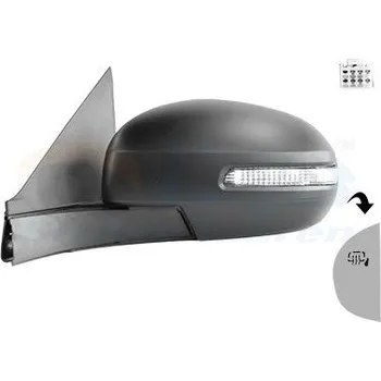 Auto zrcátko Vnější zpětné zrcátko VAN WEZEL 5224807