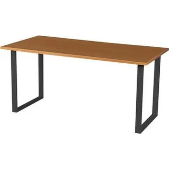 Psací stůl Viva 2 Kancelářský stůl Viva Square, 120 x 80 x 75 cm, rovné provedení, podnoží antracit, buk