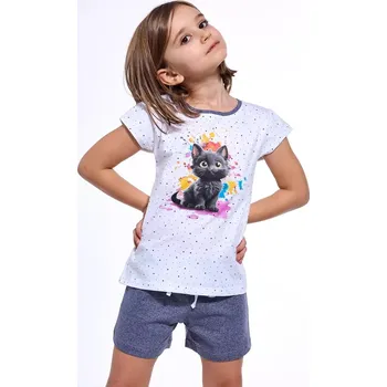 Chlapecké pyžamo Dívčí pyžamo Cornette Kids 245/109 Black Cat velikost 98/104