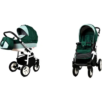 Kočárek Dětský kočárek 2v1 BabyLux ALU WAY kombinovaný kočárek hluboký/sportovní