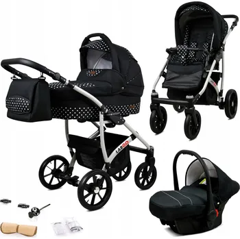 Kočárek Dětský kočárek 3v1 BabyLux Largo sporťák korba autosedačka