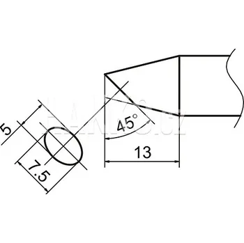 Pájecí hrot Pájecí hrot HAKKO T37-BC5075 - 102004196