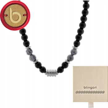 Náhrdelník Pánský korálky s korálky ONYX tygří oko OCEL