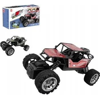 autíčko TERÉNNÍ AUTO S VÝKONNÝMI TLUMIČI A MECHANISMEM PULL-BACK (NATAHOVACÍ)