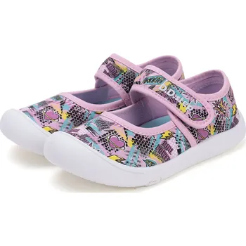 Dívčí tenisky Plátěnky balerínky D.D.step C100-51511 růžové graffiti velikost: 23