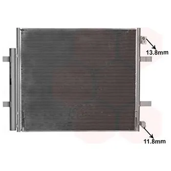 Výparník klimatizace Kondenzátor, klimatizace VAN WEZEL 58015711