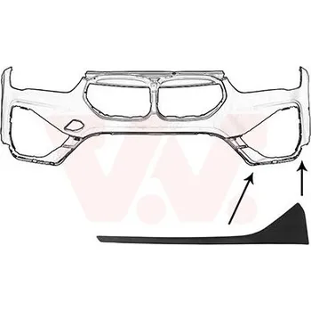 Lišta karosérie Ozdobná / ochranná lišta, nárazník VAN WEZEL 0556581