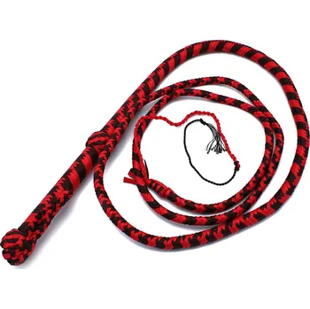 Kiotos Nylon Bullwhip Black & Red 270cm