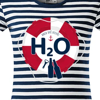 Dámské tričko Tričko Vodáci | Dámské tričko pro vodáky H20 Hned dvě otevři