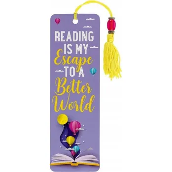 Doplněk ke knize OZDOBNÁ ZÁLOŽKA Lepszy Świat PRO KNIHOMOLY Záložka do Knihy Mega