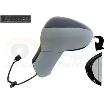 Auto zrcátko Vnější zpětné zrcátko VAN WEZEL 3872805