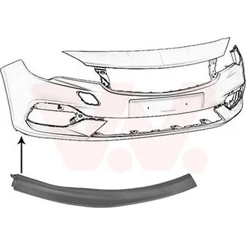 Nárazník Spoiler VAN WEZEL 3812502
