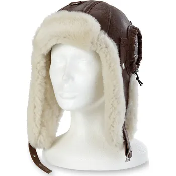 Čepice Wooline Dennis hnědá L