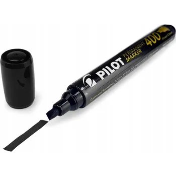 Seříznutý PERMANENTNÍ POPISOVAČ černý Netoxický Pilot Silný Hrot VYSOKÁ VÝDRŽ