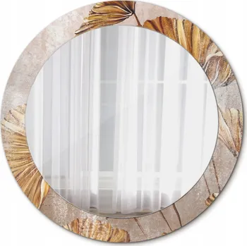 Zrcadlo Nástěnné Zrcadlo Rám Glamour Boho listy 70 cm