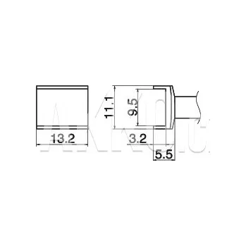 Pájecí hrot Odpájecí tunel 9,5x13,2 T15-1005 - 102001546