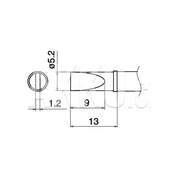 Pájecí hrot Pájecí hrot T15-DL52 - 102002227