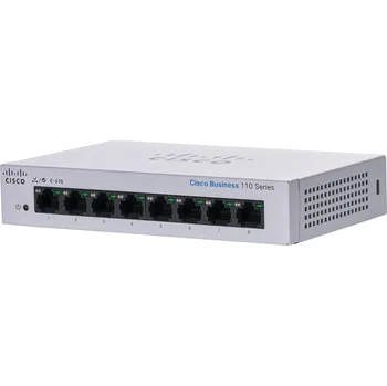 Switch Switch CISCO CBS110 Unmanaged 8-port GE, Desktop, Ext PS