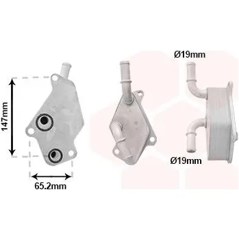 Motor automobilu Olejový chladič, motorový olej VAN WEZEL 37013705