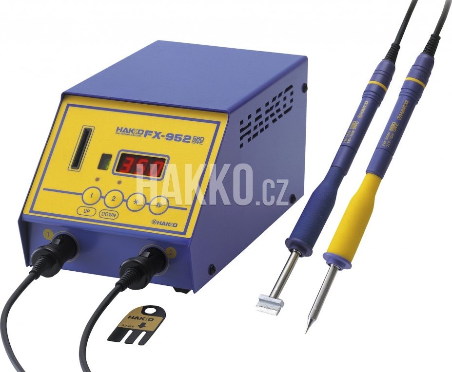 ESD dvoukanálová pájecí stanice Hakko FX-952 - 102000668