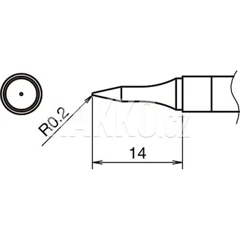 Pájecí hrot Pájecí hrot HAKKO T39-BS02 - 107005144
