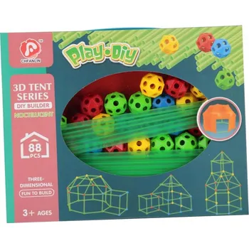 ostatní stavebnice Brčka/Míčky 88 dílů svítící Stavebnice MEGA CREATIVE