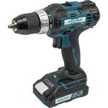 Vrtačka AKU 40Nm - 18V + 2x baterie 2.0Ah + nabíječka 2.4A + kufr XTLINE