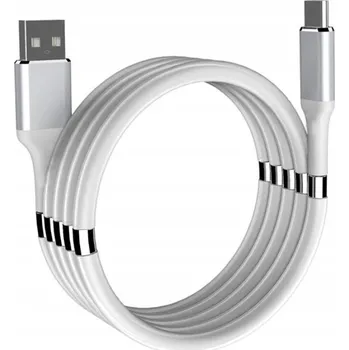 Datový kabel Kabel Interlook USB - USB 3.1 typ C, 1 m, bílý