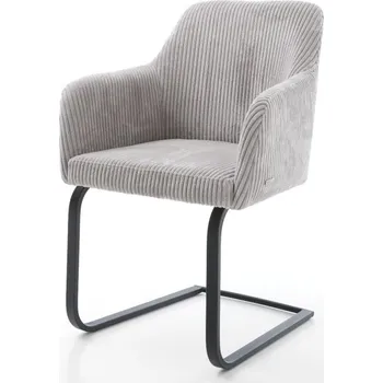 Jídelní židle Jídelní židle Greg-Flex konzolová podnož plochá černá manšestr