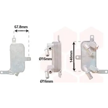 Motor automobilu Chladič oleje, automatická převodovka VAN WEZEL 37013734