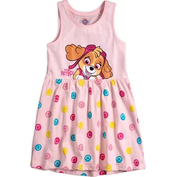 Dívčí šaty Dívčí šaty PAW PATROL SMILE růžové Velikost: 92