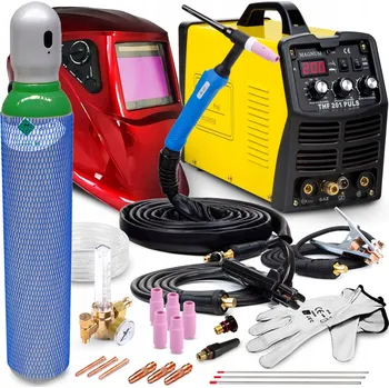 Svářečka Svářečka TIG DC MAGNUM THF 201 PULS MMA 230V 200A IGBT HF, hořák 4M, sada