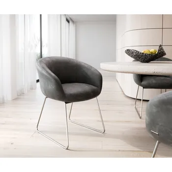 Jídelní židle Jídelní židle Vinka-Flex tenká podnož nerezová ocel mikrovlákno