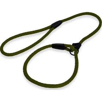 Vodítko pro psa PafDog® Výcvikové stahovací vodítko 2v1 8 mm, 7 délek, khaki zelené DÉLKA VODÍTKA: 1.5 metru