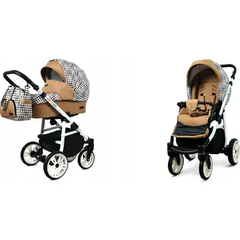 Kočárek Dětský kočárek 2v1 BabyLux COLORLUX kombinovaný kočárek hluboký a sportovní