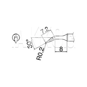 Pájecí hrot Pájecí hrot T31-02JL02 - 102002728