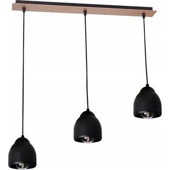 ZÁVĚSNÁ LAMPA STROPNÍ LW-3 DŘEVO DRÁT LOFT E27