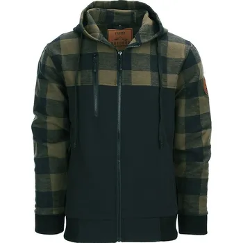 Pánská bunda Bunda Fostex Lumbershell Jacket - černá-olivová, 3XL