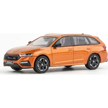 autíčko Škoda Octavia IV Combi RS (2020) - Oranžová Phoenix Metalíza ABREX 1:43