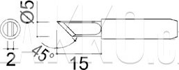 Pájecí hrot 900M-T-K - 102000298