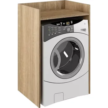 Koupelnový nábytek Skříňka na pračku VOJTO, dub sonoma - SLEVA 3% s kodem radost25