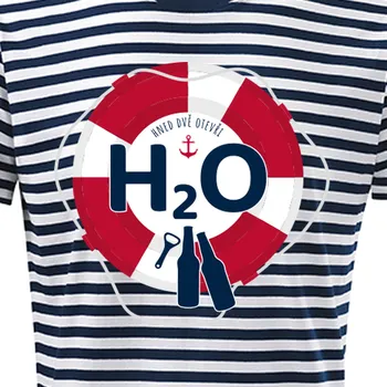 Tričko Vodáci | Pánské tričko pro vodáky H2O Hned dvě otevři