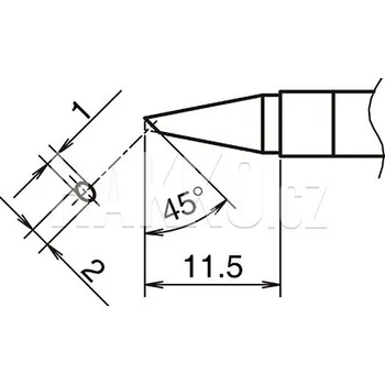 Pájecí hrot Pájecí hrot HAKKO T39-BCF1020 - 107005130